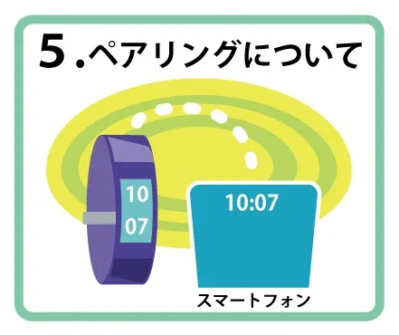 5.スマートフォンとのペアリングについてのご注意