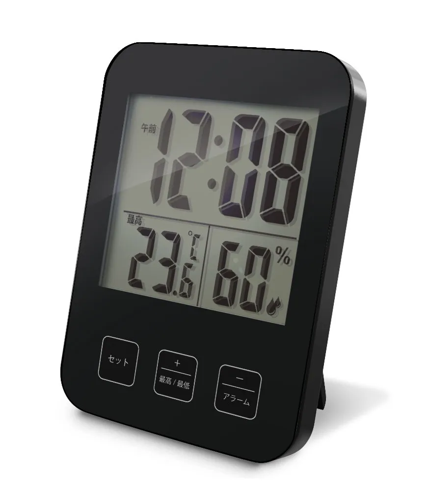 温湿度計付きデジタル置き時計 型番：DZ4