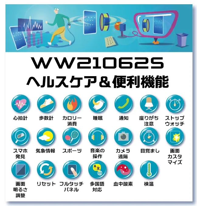 WW21062Sヘルスケア＆便利機能